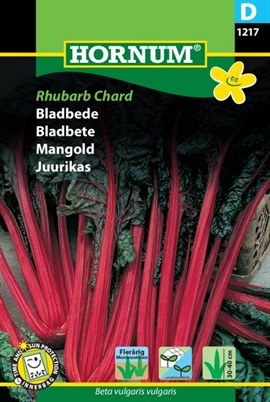 Bladbede, Rhubarb Chard (D)