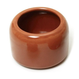 Brun Keramik skål lille