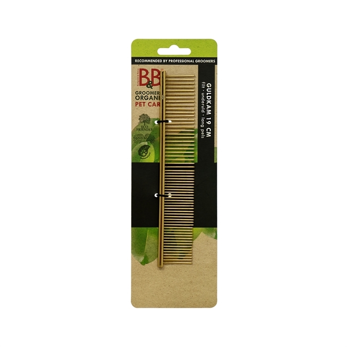 B&B Guldkam - 19 cm.