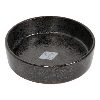 D&D Trendy keramikskål Jasper - Kat/lille hund - Sort -13,5cm/200ml