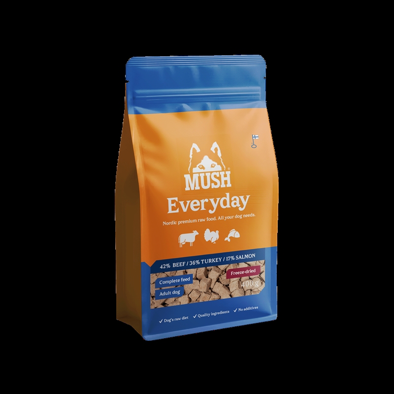 MUSH Everyday Blue Frysetørret - 400 g