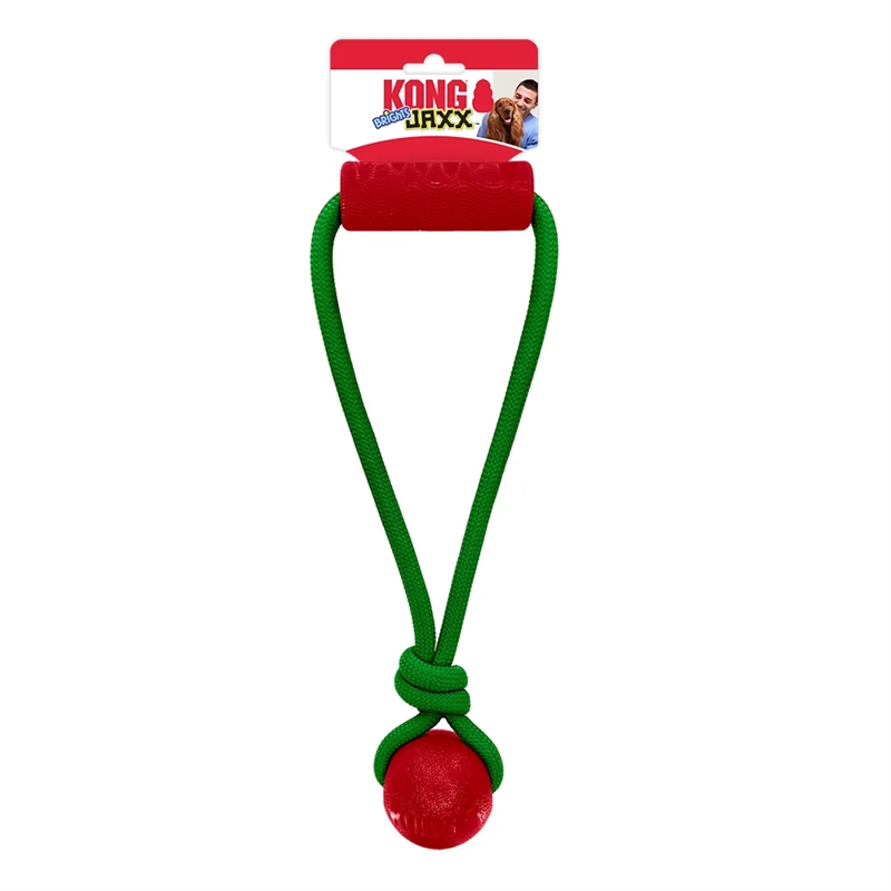 Kong Holiday Jaxx Brights Tug/ball - M