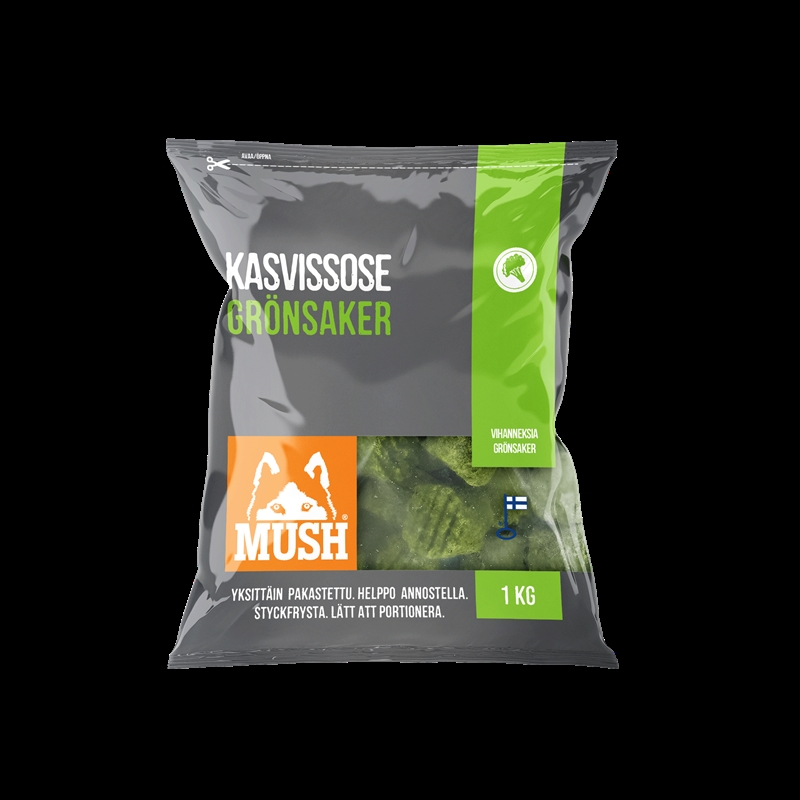 MUSH Basic® Grøntsager - 1 kg