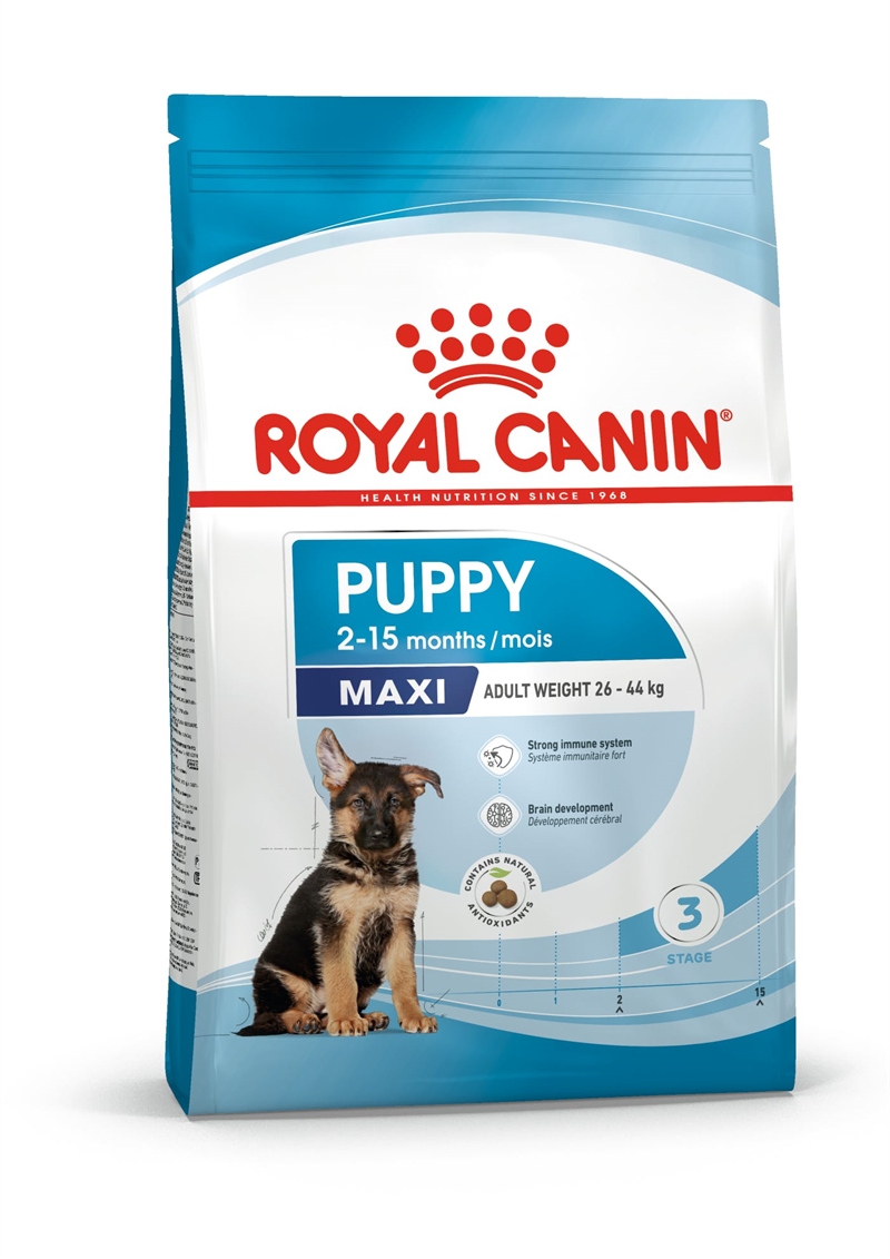 Royal Canin Size Health Nutrition Puppy Maxi 15 kg.