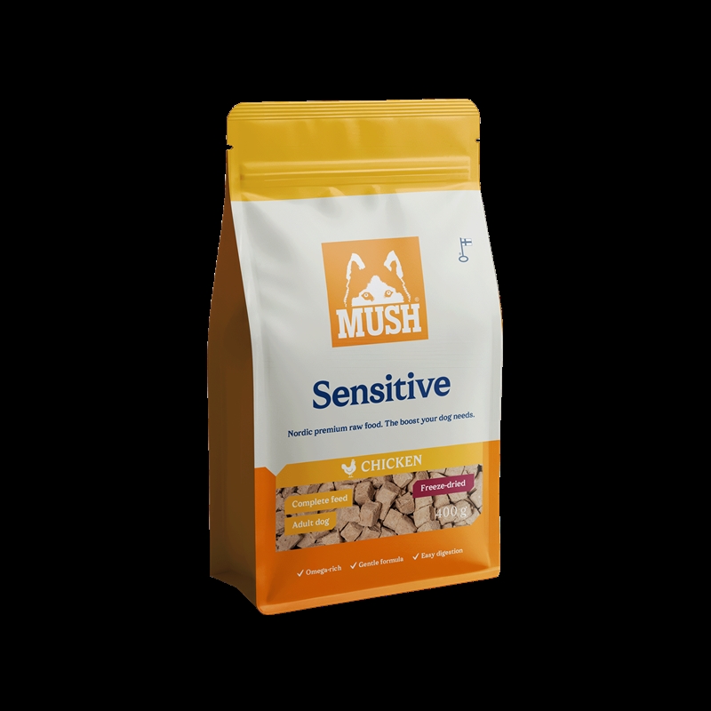 MUSH Sensitive Chicken Frysetørret - 400 g