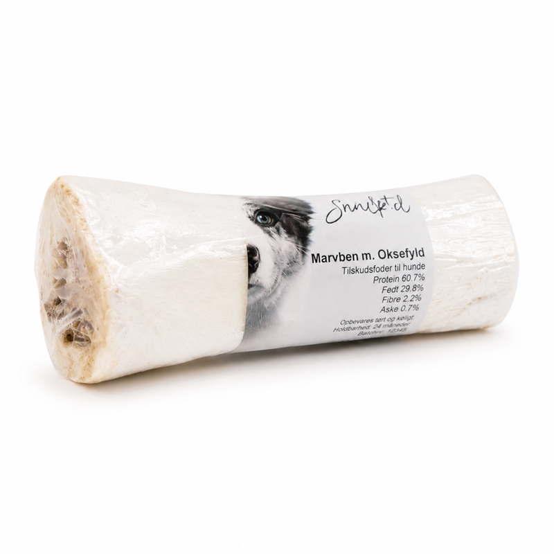 Snack\'it Marvben m. Oksefyld i folie ca 15cm