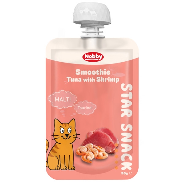 StarSnack SMOOTHIE Kat  - Tuna with shrimp & Malt - 90 g
