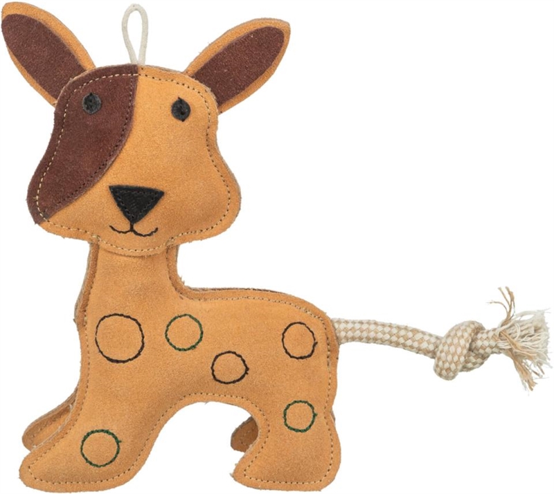 Trixie hund i læder - Hundebamse