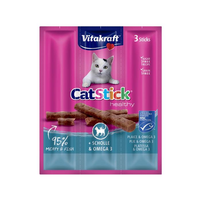 Vitakraft Cat Stick - Plaice & Omega 3