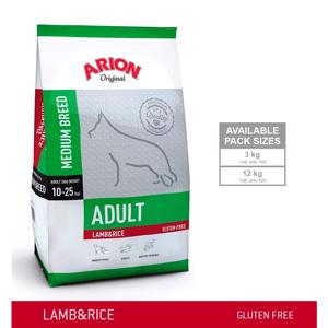 Arion Adult Medium Lam og Ris 12kg.
