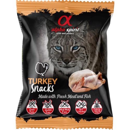 Alpha Spirit Turkey Snacks 50g