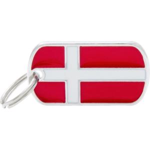 Hundetegn Med Flag Danmark